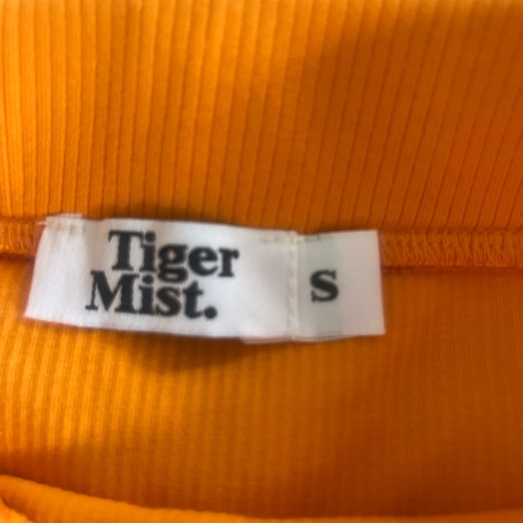 TIGER MIST ORANGE MAXI SLIT SKIRT - Picture 4 of 4